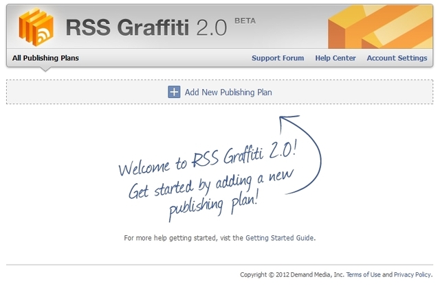 Krok 6 - Beta wersja RSS Graffiti 2.0